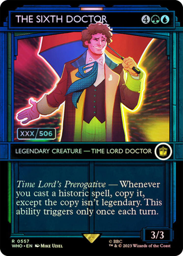 The Sixth Doctor (Serial Numbered) [Doctor Who] MTG Single Magic: The Gathering | Red Claw Gaming
