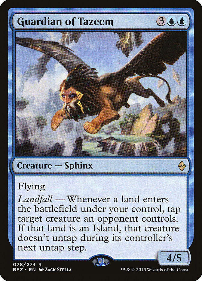 Guardian of Tazeem [Battle for Zendikar] MTG Single Magic: The Gathering | Red Claw Gaming