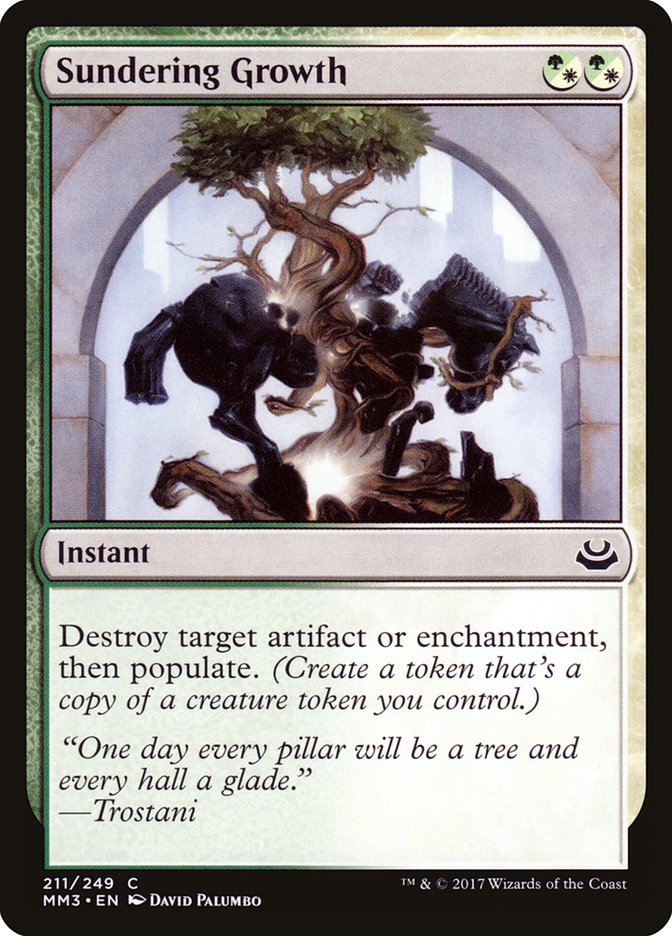 Sundering Growth [Modern Masters 2017] MTG Single Magic: The Gathering | Red Claw Gaming