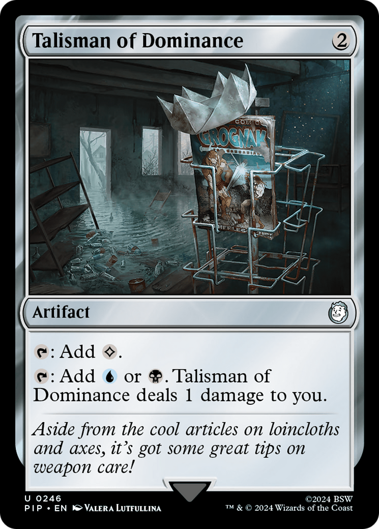 Talisman of Dominance [Fallout] MTG Single Magic: The Gathering    | Red Claw Gaming