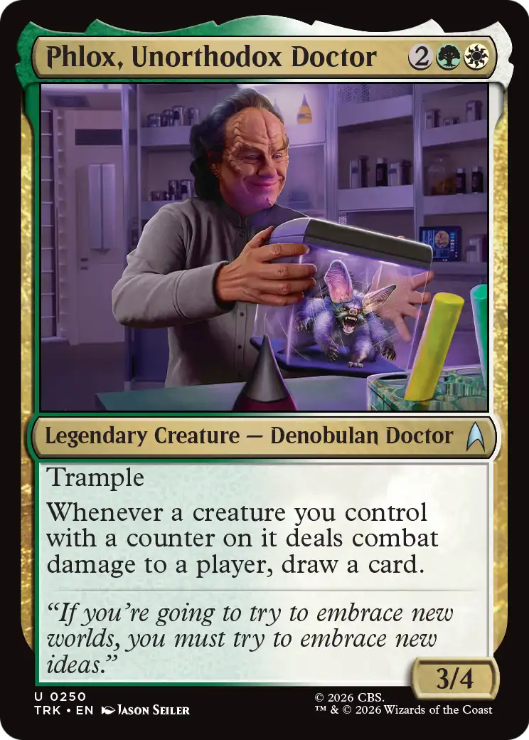 Phlox, Unorthodox Doctor [Star Trek] MTG Single Magic: The Gathering | Red Claw Gaming