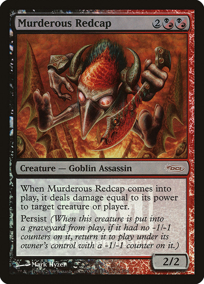 Murderous Redcap [Friday Night Magic 2009] MTG Single Magic: The Gathering | Red Claw Gaming