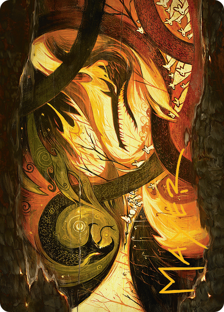 Season of Loss Art Card (Gold-Stamped Signature) [Bloomburrow Art Series] MTG Single Magic: The Gathering | Red Claw Gaming