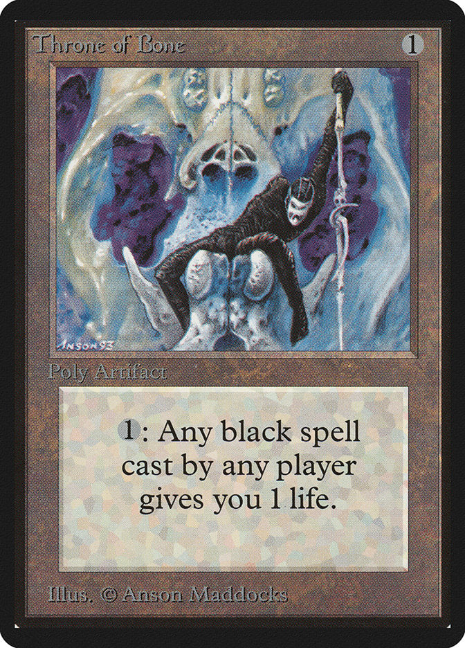 Throne of Bone [Beta Edition] MTG Single Magic: The Gathering | Red Claw Gaming