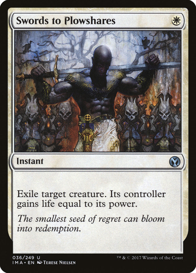 Swords to Plowshares [Iconic Masters] MTG Single Magic: The Gathering | Red Claw Gaming