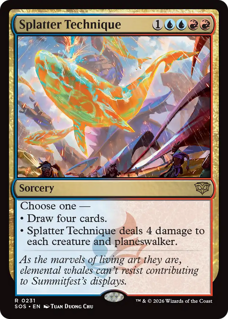 Splatter Technique [Secrets of Strixhaven] MTG Single Magic: The Gathering | Red Claw Gaming