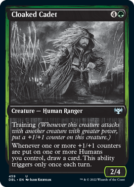 Cloaked Cadet [Innistrad: Double Feature] MTG Single Magic: The Gathering | Red Claw Gaming