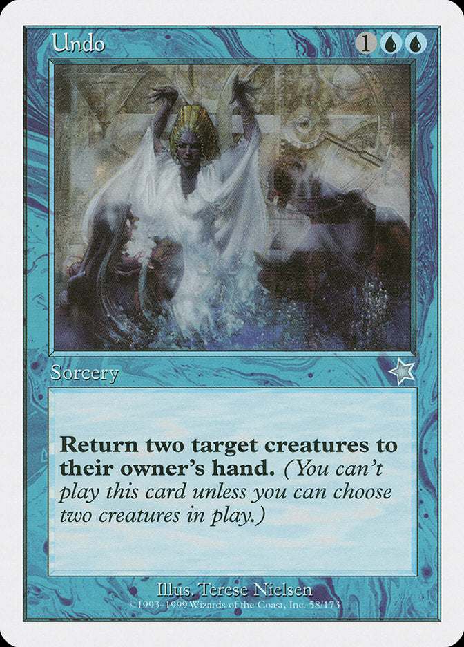 Undo [Starter 1999] MTG Single Magic: The Gathering | Red Claw Gaming