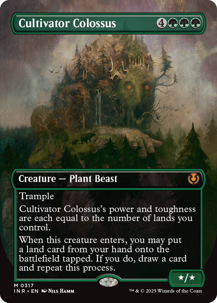 Cultivator Colossus (Borderless) [Innistrad Remastered] MTG Single Magic: The Gathering | Red Claw Gaming