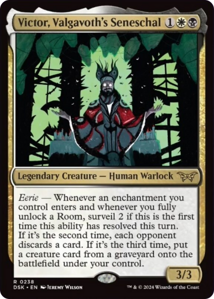 Victor, Valgavoth's Seneschal [Duskmourn: House of Horror] MTG Single Magic: The Gathering | Red Claw Gaming