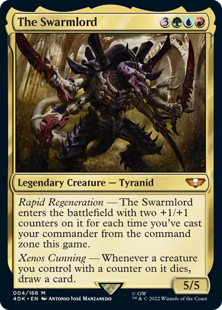 The Swarmlord (Surge Foil) [Warhammer 40,000] MTG Single Magic: The Gathering | Red Claw Gaming