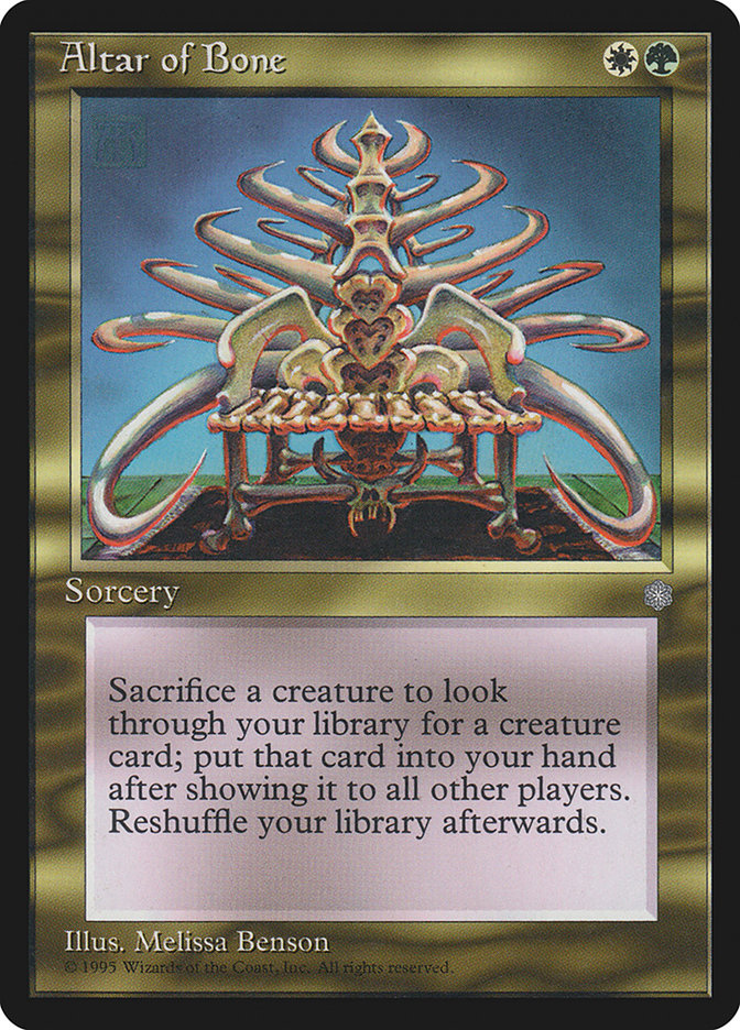Altar of Bone [Ice Age] MTG Single Magic: The Gathering | Red Claw Gaming