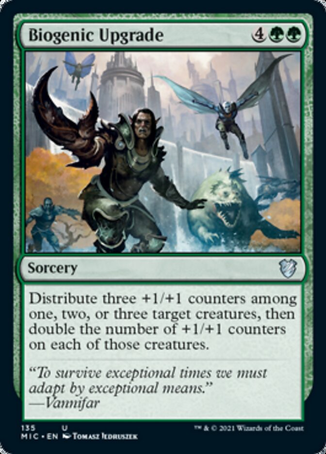Biogenic Upgrade [Innistrad: Midnight Hunt Commander] MTG Single Magic: The Gathering | Red Claw Gaming