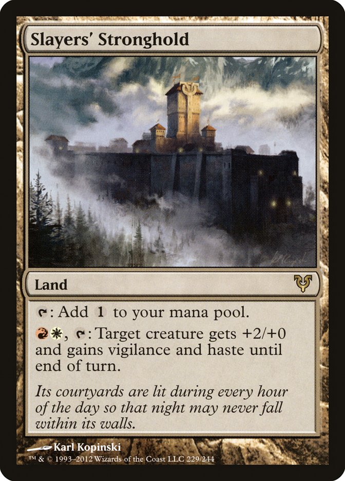 Slayers' Stronghold [Avacyn Restored] MTG Single Magic: The Gathering | Red Claw Gaming