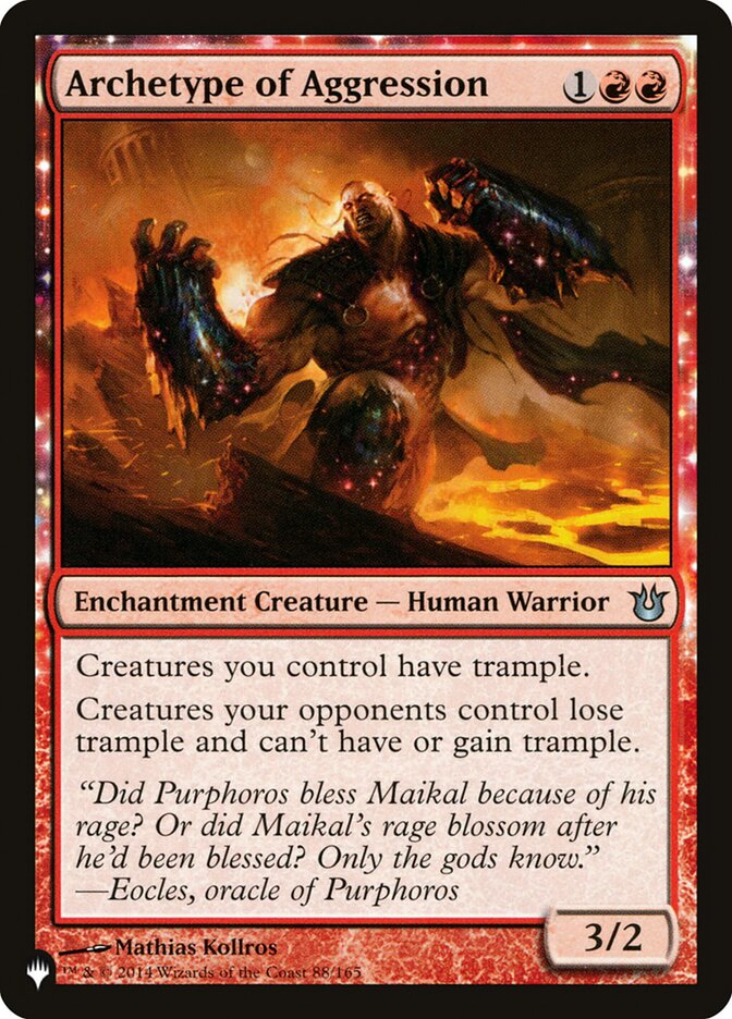 Archetype of Aggression [The List] MTG Single Magic: The Gathering | Red Claw Gaming