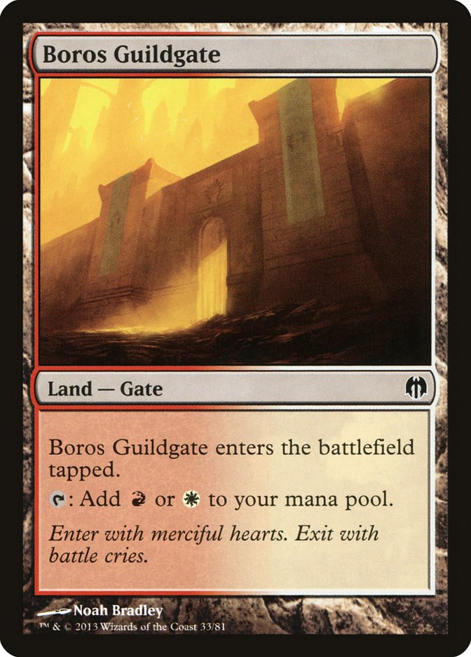 Boros Guildgate [Duel Decks: Heroes vs. Monsters] MTG Single Magic: The Gathering    | Red Claw Gaming