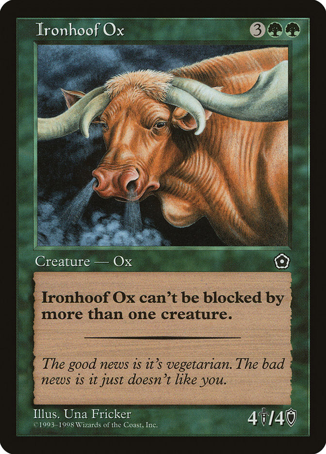 Ironhoof Ox [Portal Second Age] MTG Single Magic: The Gathering | Red Claw Gaming