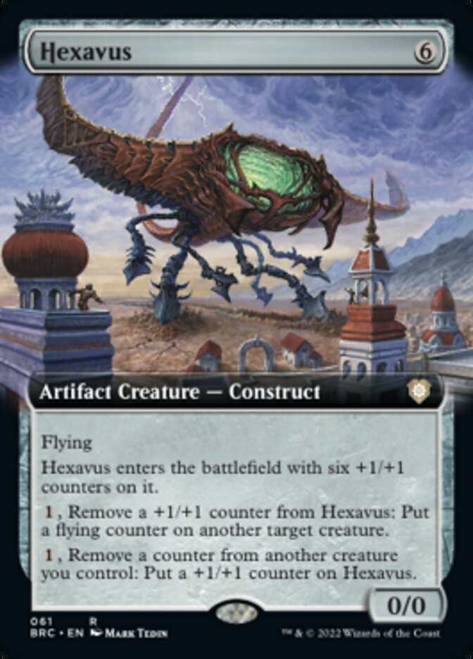 Hexavus (Extended Art) [The Brothers' War Commander] MTG Single Magic: The Gathering | Red Claw Gaming