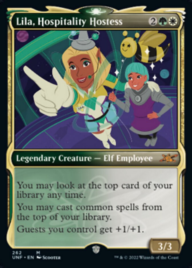 Lila, Hospitality Hostess (Showcase) [Unfinity] MTG Single Magic: The Gathering    | Red Claw Gaming