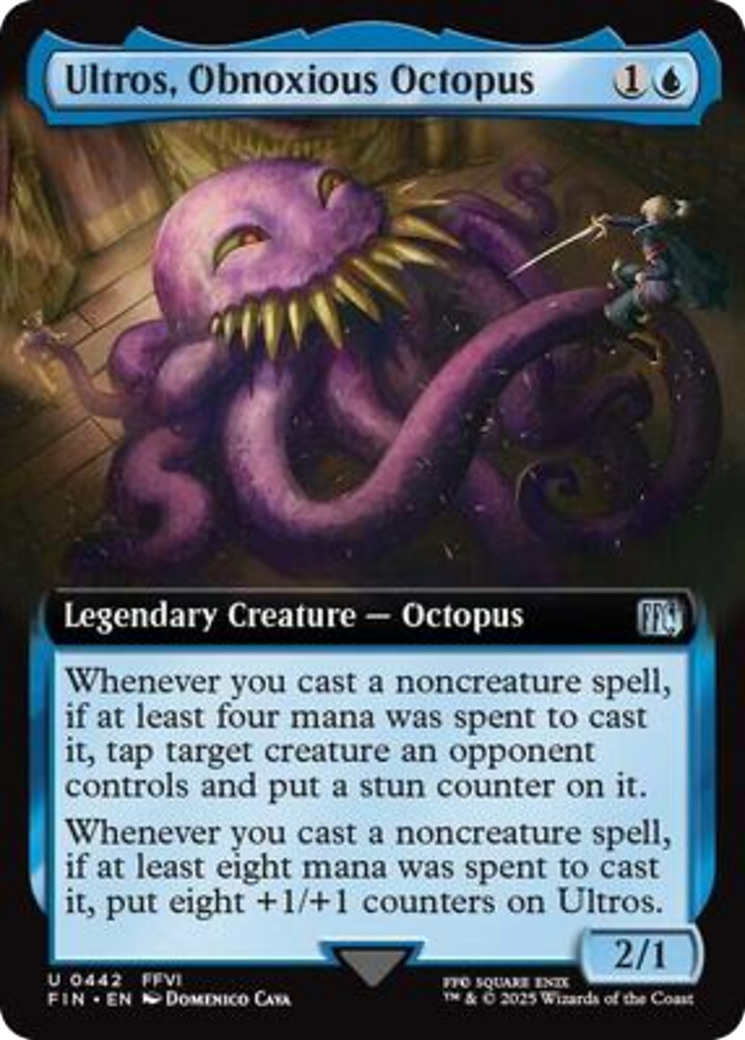 Ultros, Obnoxious Octopus (Extended Art) [FINAL FANTASY] MTG Single Magic: The Gathering | Red Claw Gaming
