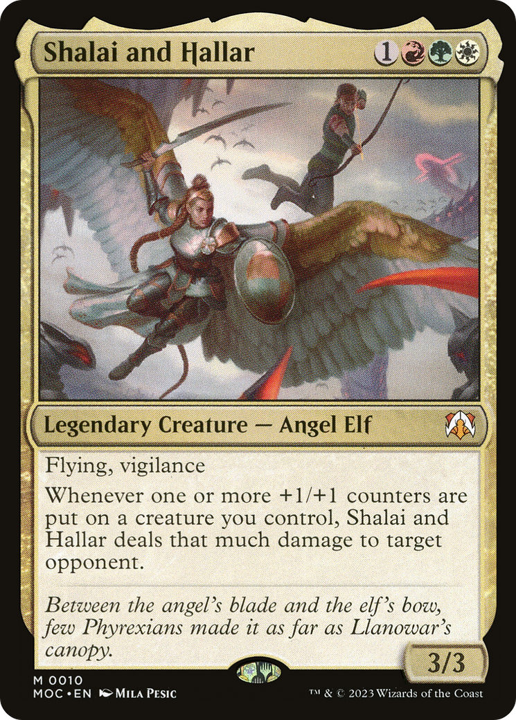 Shalai and Hallar [March of the Machine Commander] MTG Single Magic: The Gathering | Red Claw Gaming