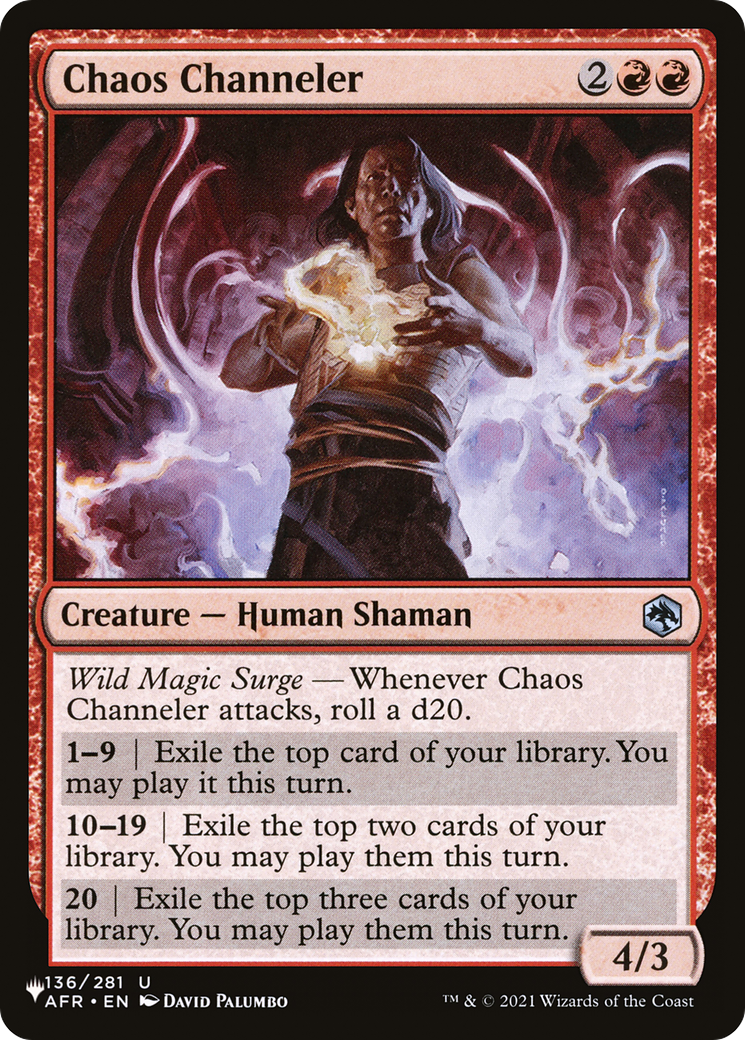 Chaos Channeler [The List] MTG Single Magic: The Gathering | Red Claw Gaming