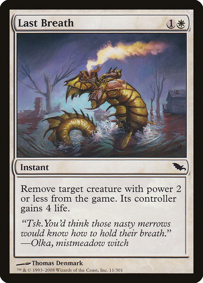 Last Breath [Shadowmoor] MTG Single Magic: The Gathering | Red Claw Gaming