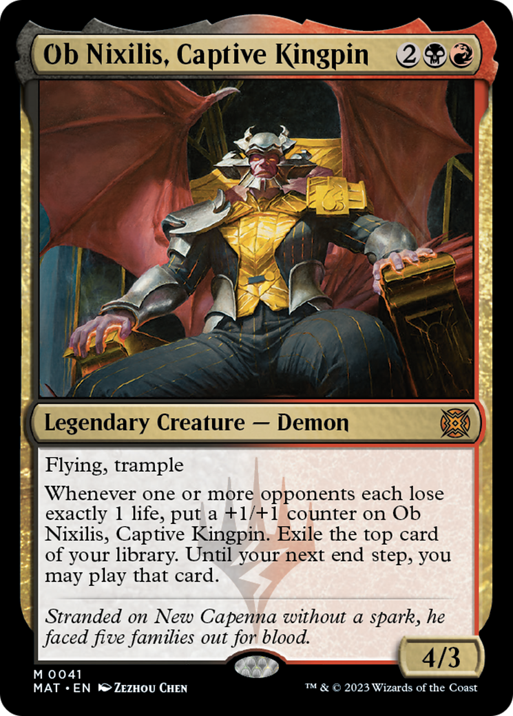 Ob Nixilis, Captive Kingpin [March of the Machine: The Aftermath] MTG Single Magic: The Gathering | Red Claw Gaming