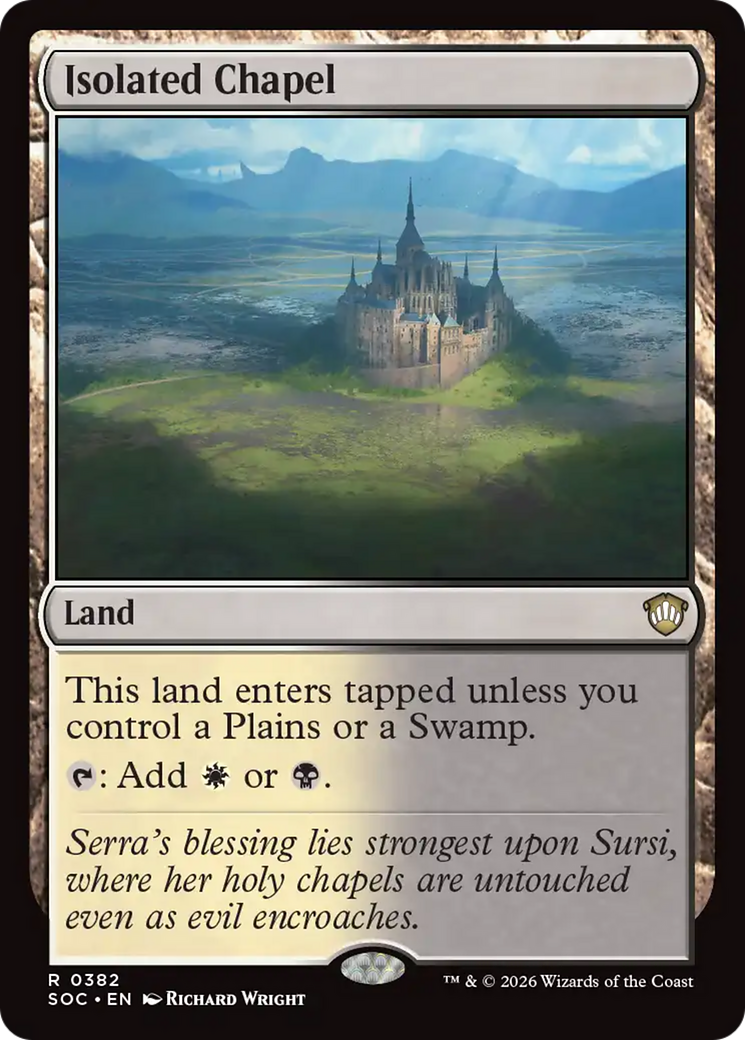 Isolated Chapel [Secrets of Strixhaven Commander] MTG Single Magic: The Gathering | Red Claw Gaming