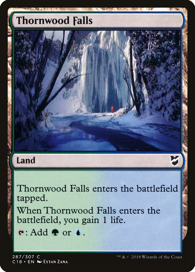 Thornwood Falls [Commander 2018] MTG Single Magic: The Gathering | Red Claw Gaming