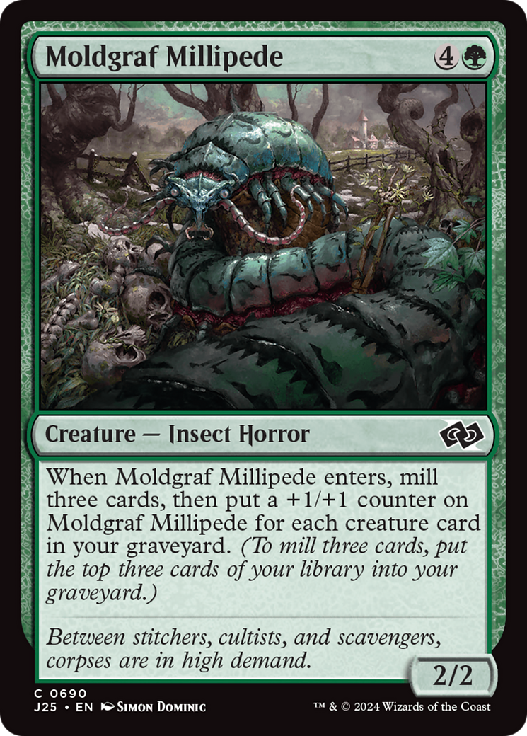Moldgraf Millipede [Foundations Jumpstart] MTG Single Magic: The Gathering | Red Claw Gaming