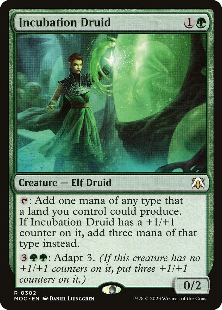 Incubation Druid [March of the Machine Commander] MTG Single Magic: The Gathering | Red Claw Gaming