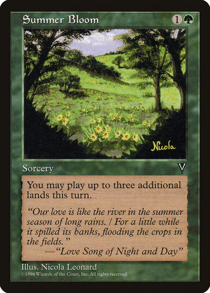 Summer Bloom [Visions] MTG Single Magic: The Gathering | Red Claw Gaming