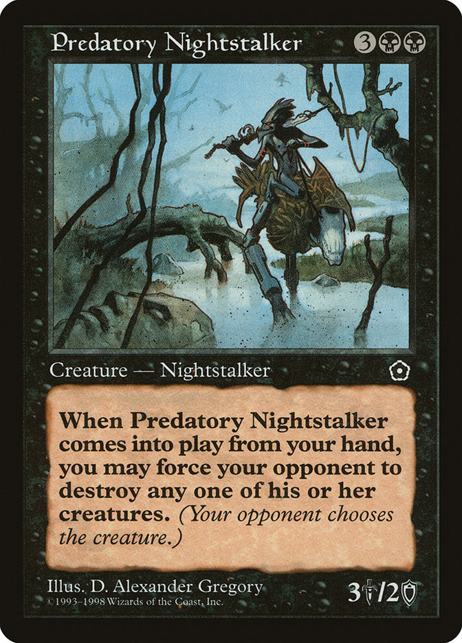 Predatory Nightstalker [Portal Second Age] MTG Single Magic: The Gathering | Red Claw Gaming