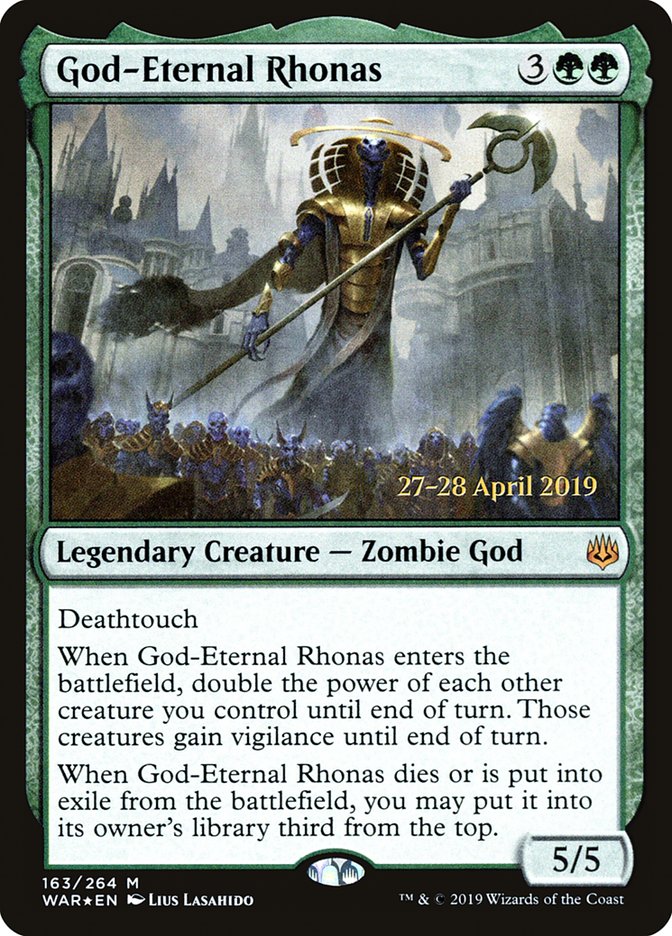 God-Eternal Rhonas [War of the Spark Prerelease Promos] MTG Single Magic: The Gathering | Red Claw Gaming