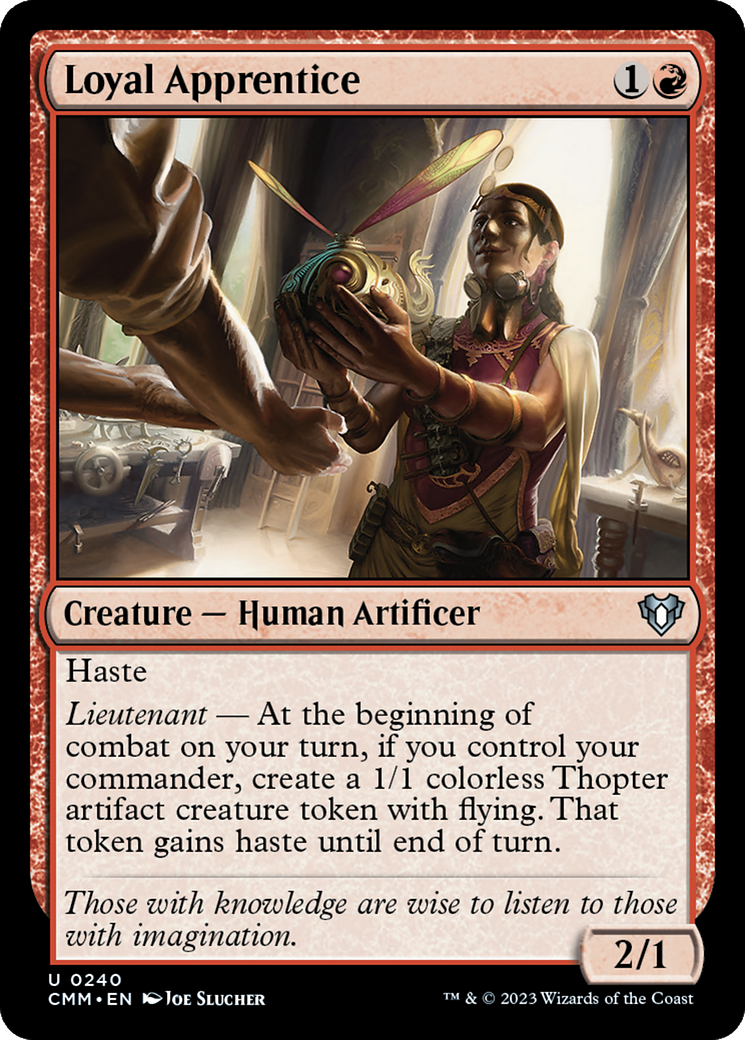Loyal Apprentice [Commander Masters] MTG Single Magic: The Gathering | Red Claw Gaming