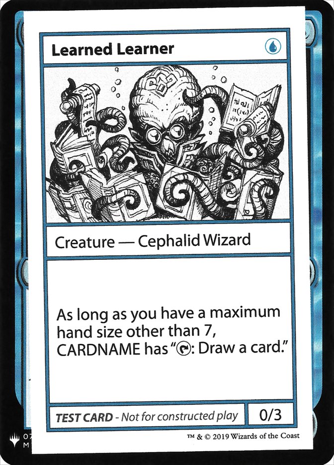 Learned Learner [Mystery Booster Playtest Cards] MTG Single Magic: The Gathering | Red Claw Gaming