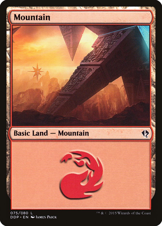 Mountain (75) [Duel Decks: Zendikar vs. Eldrazi] MTG Single Magic: The Gathering | Red Claw Gaming