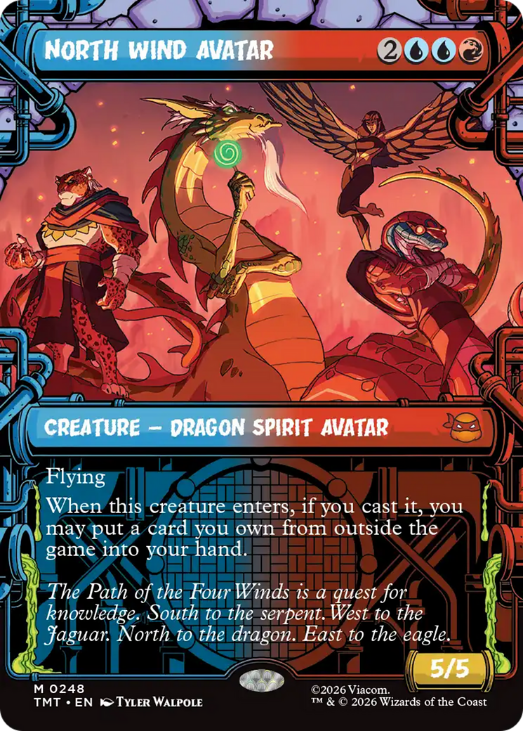 North Wind Avatar (Showcase) [Teenage Mutant Ninja Turtles] MTG Single Magic: The Gathering | Red Claw Gaming