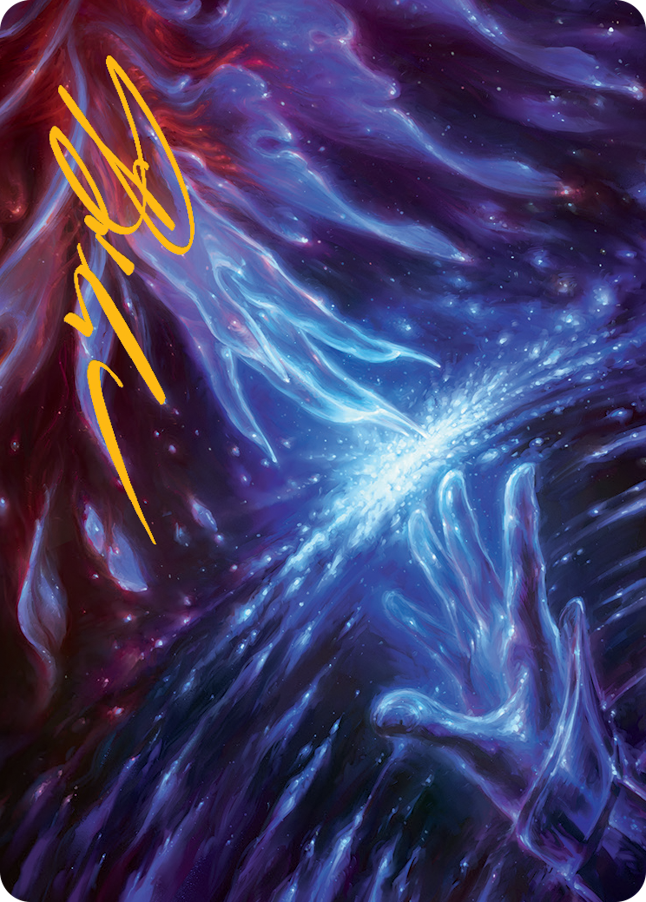 Transcendent Message Art Card (Gold-Stamped Signature) [March of the Machine Art Series] MTG Single Magic: The Gathering | Red Claw Gaming
