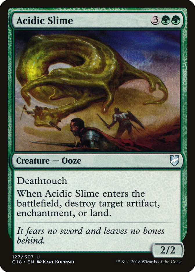 Acidic Slime [Commander 2018] MTG Single Magic: The Gathering | Red Claw Gaming