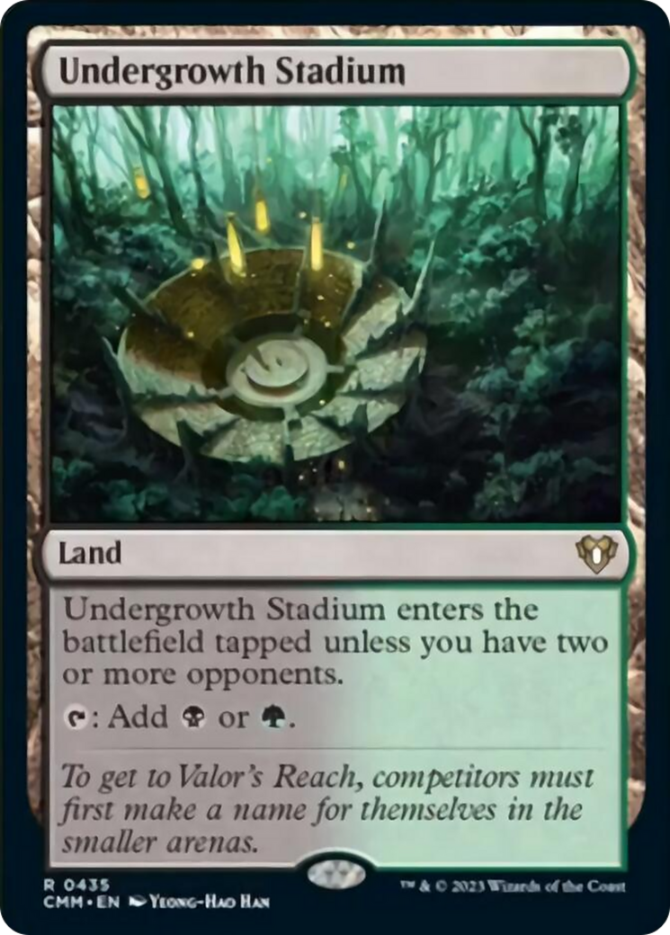 Undergrowth Stadium [Commander Masters] MTG Single Magic: The Gathering | Red Claw Gaming