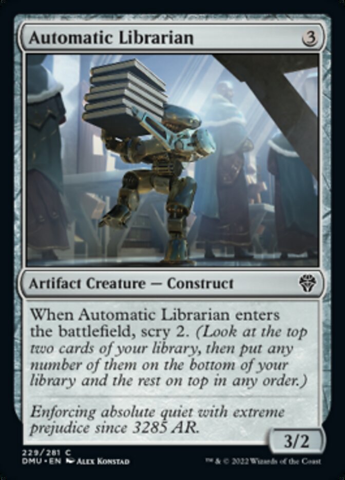 Automatic Librarian [Dominaria United] MTG Single Magic: The Gathering | Red Claw Gaming