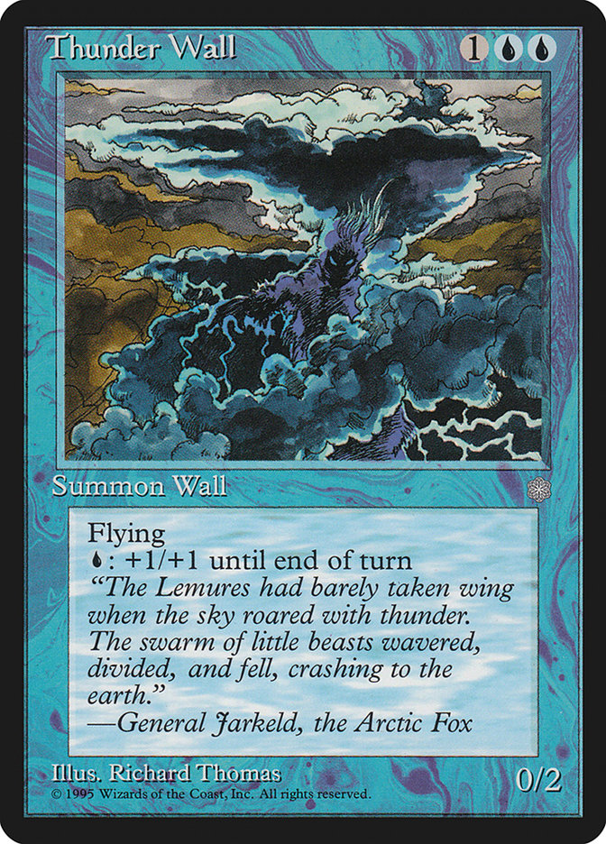 Thunder Wall [Ice Age] MTG Single Magic: The Gathering | Red Claw Gaming