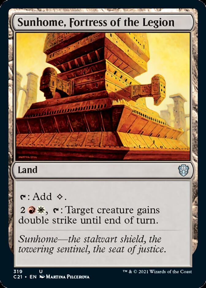 Sunhome, Fortress of the Legion [Commander 2021] MTG Single Magic: The Gathering | Red Claw Gaming