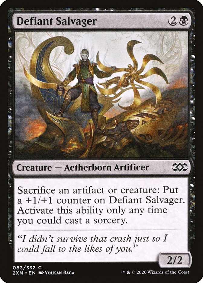 Defiant Salvager [Double Masters] MTG Single Magic: The Gathering | Red Claw Gaming