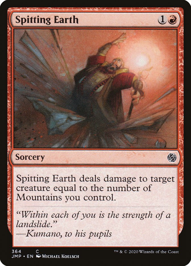 Spitting Earth [Jumpstart] MTG Single Magic: The Gathering | Red Claw Gaming