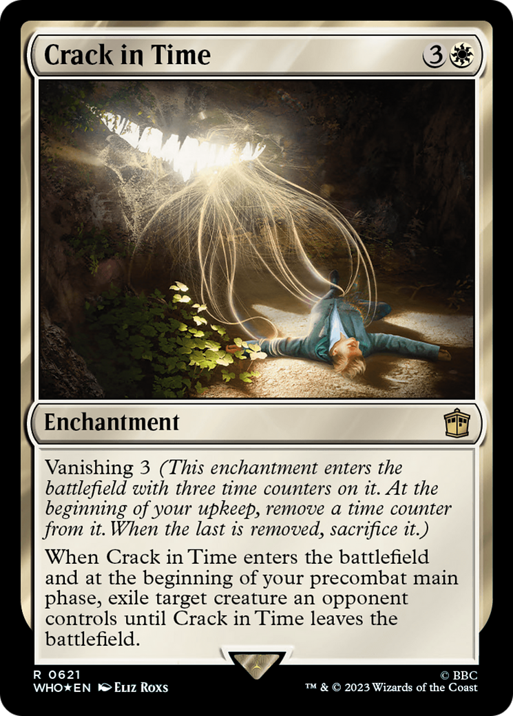 Crack in Time (Surge Foil) [Doctor Who] MTG Single Magic: The Gathering    | Red Claw Gaming
