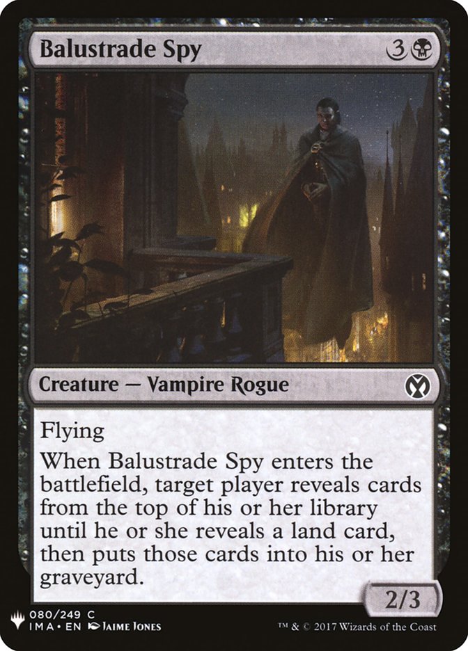 Balustrade Spy [Mystery Booster] MTG Single Magic: The Gathering | Red Claw Gaming