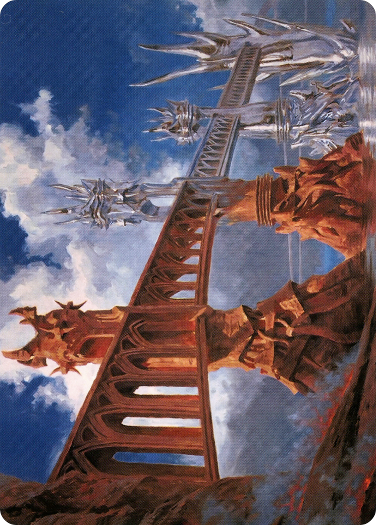 Silverbluff Bridge Art Card [Modern Horizons 2 Art Series] MTG Single Magic: The Gathering | Red Claw Gaming